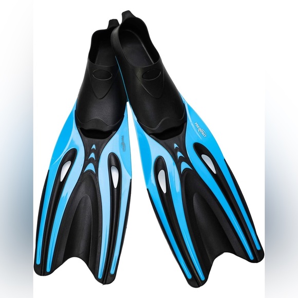 Pro Impact Swim Fins - Premium Scuba Diving Fins, Snorkel Fins for Adult & Kids - Picture 1 of 9